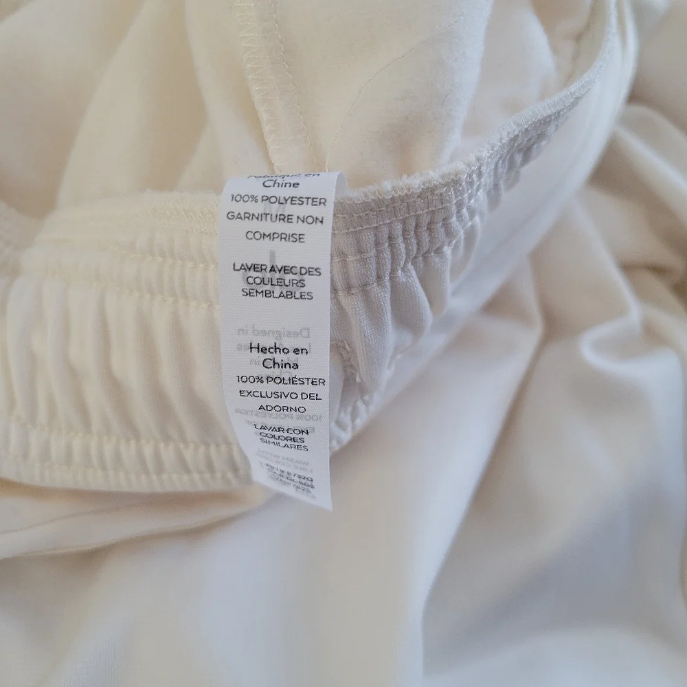 Alo Yoga Prizewinner Pant Medium M Cream High Rise Athletic Lounge Chic StyleFit